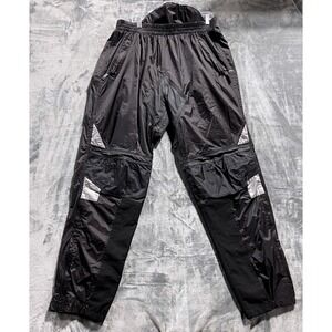 Tour Master Sentinel Mens Wind/Rain Pants Black Ripstop Nylon XL 36–38 Nomex
